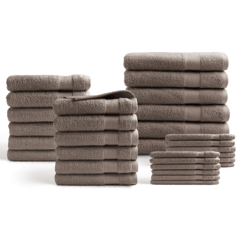 DoubleDry Handdoeken 30-delig set hotel kwaliteit 500 g/m2 -
