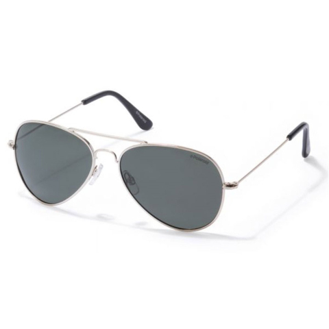 Polaroid Aviator unisex goudgroen gepolariseerde zonnebril