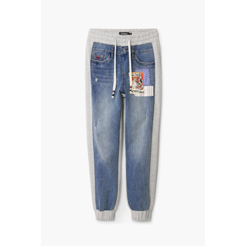 Jogger gecombineerd Mickey Mouse - BLUE - S