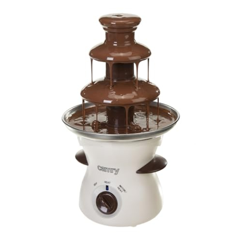 CAMRY CR 4457 CR4457 Chocoladefontein, roestvrij staal, wit