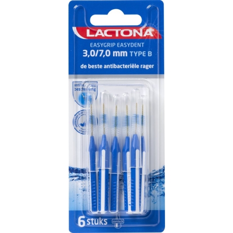 Lactona Ragers Easygrip Type B 3-7 mm - Tandenrager - 6 stuks