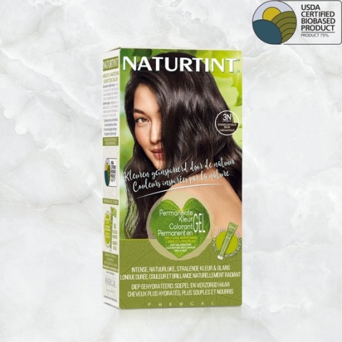 3N Donker Kastanjebruin - NATURTINT - 170ml - Vegan - Ammoniakvrij - BioBased Certified - Microplastic FREE