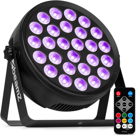 Beamz BCC260 Flat Par 27x 6W RGBAW-UV