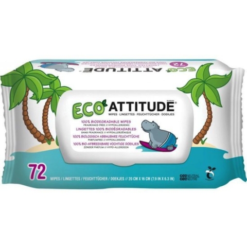 Attitude - Eco Babydoekjes 72 st