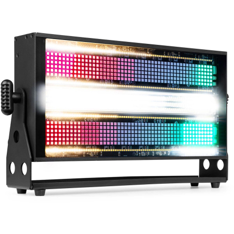 Beamz BS1200 Combi Stroboscoop RGB+CW
