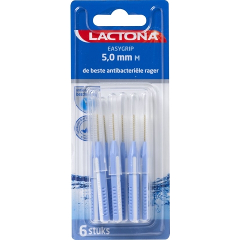Lactona Ragers Easygrip M 5,0 mm - Tandenrager - 6 stuks