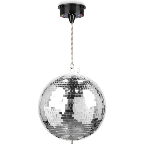 Beamz MB30ML spiegelbol 30cm met motor en led licht