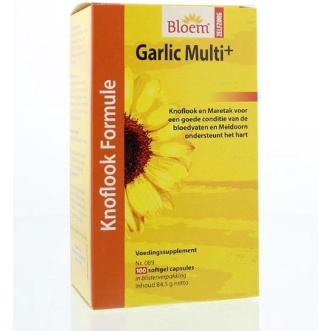 Bloem Garlic Multi+ - 100 capsules - Voedingssupplement
