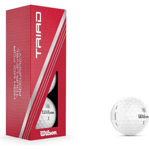 Wilson Staff Triad 2022 Golfballen - Wit -12 Stuks