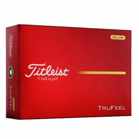 Titleist TruFeel 4x3 ballen geel
