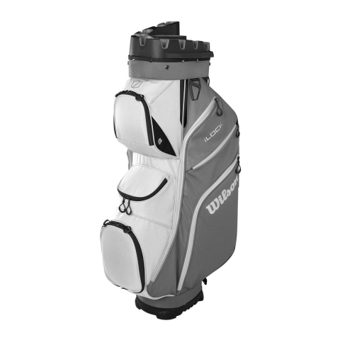Wilson Staff I Lock cartbag grijs/wit/zwart