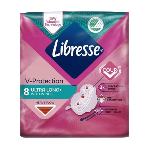 Libresse Maandverband Ultra Thin Long Wings - 8 stuks - Maandverband