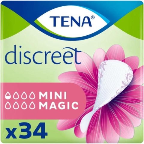 Tena Lady Mini Magic - 34 Stuks - Incontinentie Inlegkruisjes
