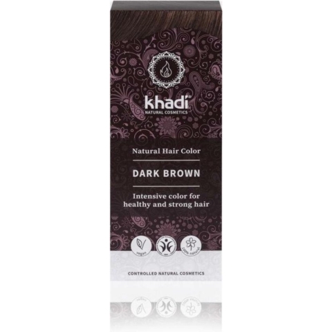 Khadi Haarkleuring Dark Brown 100 gram