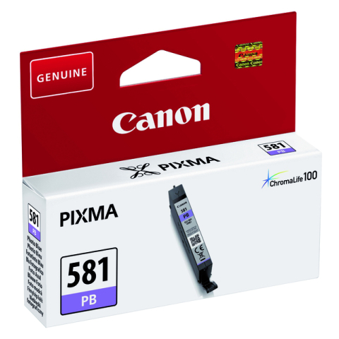 Canon CLI-581PB - 5.6 ml - fotoblauw - origineel - inkttank - voor PIXMA TR8550, TS8151, TS8250, TS8251, TS8252, TS8350, TS8351, TS8352, TS9150, TS9155