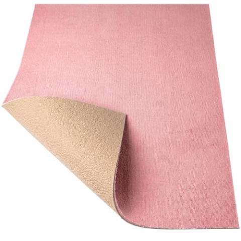 ANRO Badmat Douchemat Antislip Microvezel Badkamer Roze 90 x 120 cm Sneldrogend Wasbaar Zacht per Meter