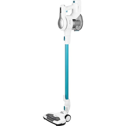 ECG VT 3620, accu-steelstofzuiger 2-in-1, wit/blauw