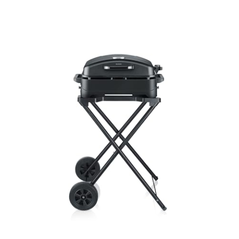 SEVERIN Electric Outdoor BBQ Grill met standaard en kap PG 8598