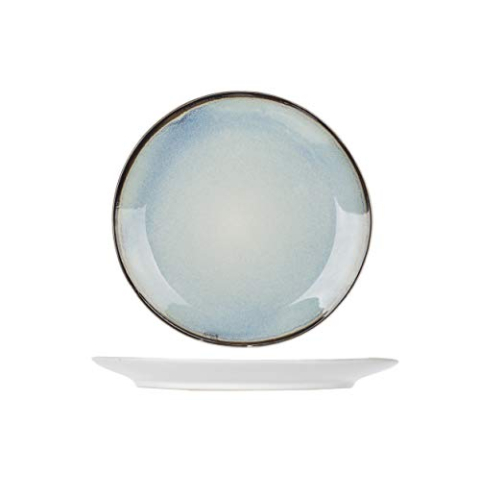 Cosy & Trendy Platte borden Fez blauw, D28 cm, 4 stuks
