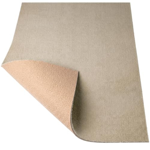 ANRO Badmat Douchemat Antislip Microvezel Badkamer Beige 60 x 240 cm Sneldrogend Wasbaar Zacht per Meter
