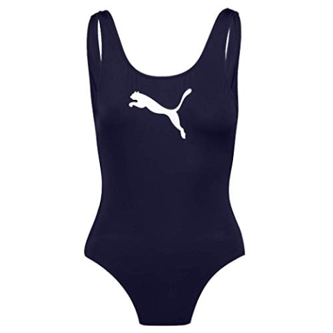 PUMA dames zwempak, Donkerblauw, XS
