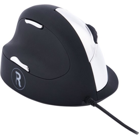 R-Go Tools R-Go HE Break Mouse, Ergonomische muis, Anti-RSI software, Groot (Handlengte boven 185mm), Linkshandig, Bedraad