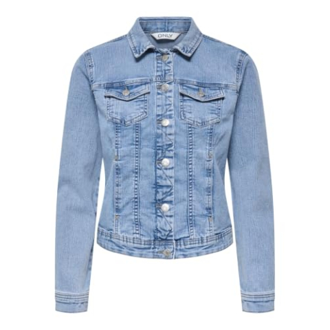 ONLY ONLWONDER Life DNM-jack voor dames, lichtblauw denim, M