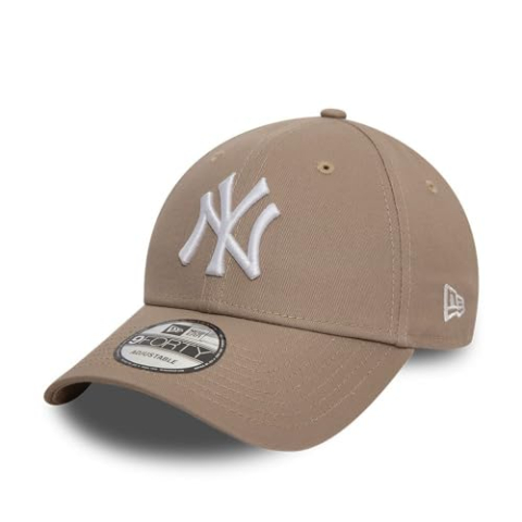 New Era New York Yankees MLB League Essential Lichtbruin Wit Verstelbare 9Forty Pet