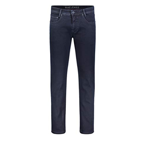 MAC Jeans Heren Arne Straight Jeans, blauw (Blue Black H799)., 38W / 36L