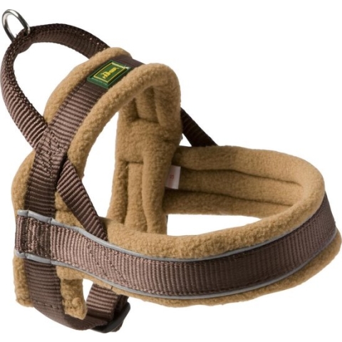 Hunter Harnas Norweger Racing Nylon XL - 65-80x2.5x3.8 cm - Bruin / Cognac
