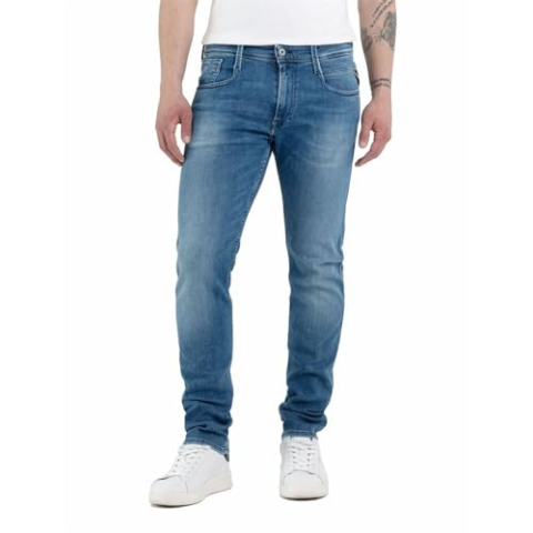 Replay Anbass Jeans heren,Medium Blauw 009,34W / 30L