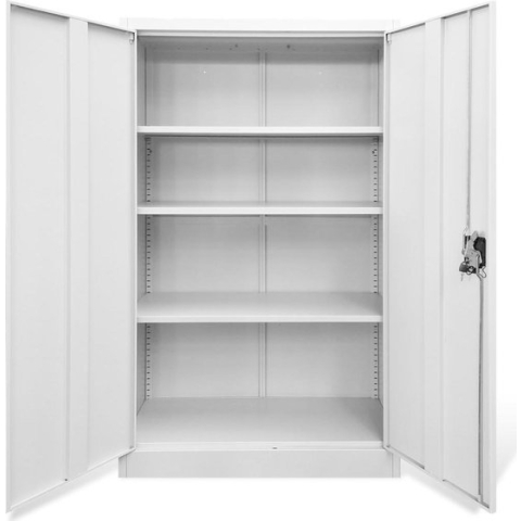 vidaXL-Kantoorkast-90x40x140-cm-staal-grijs