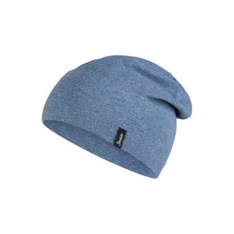 Sterntaler Unisex Ocs Melange beanie muts, inktblauw melange, 45
