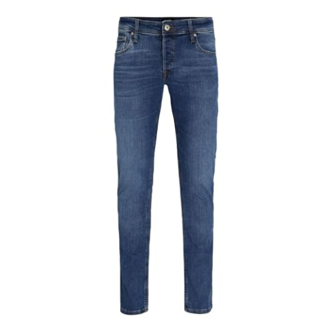 JACK & JONES heren Slim Jeans Glenn Original, Blue Denim, 34W / 34L