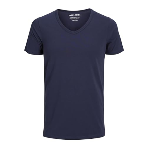 JACK & JONES Basic T-shirt met V-hals voor heren S/S Noos T-shirt