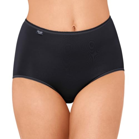 Sloggi Dames Sloggi 24/7 microvezel Maxi C3P Tailleslip, Zwart, 42