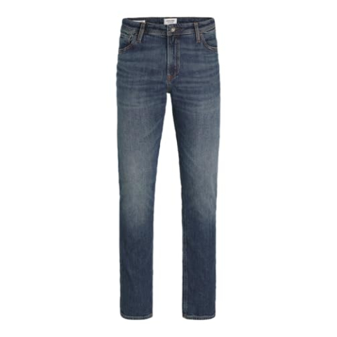 JACK & JONES heren jeans broek, Denim Blauw, 32W x 32L