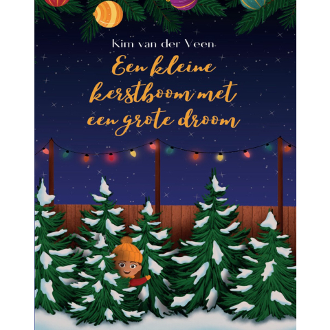 Een kleine kerstboom met een grote droom (Hardback)