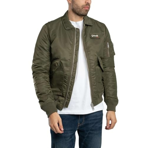 Schott NYC 210100RS CWU Original ECO Schott, Army Khaki, M Volwassenen
