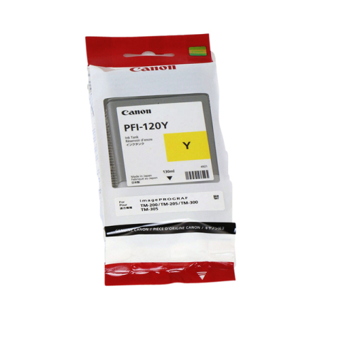 Original Ink Cartridge Canon PFI-120Y Yellow