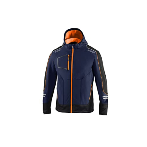 Sparco SOFT-SELL TECH, blauw-oranje, 3XL