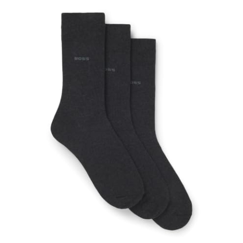 BOSS reguliere sokken voor heren, Charcoal 12, 39-42 EU