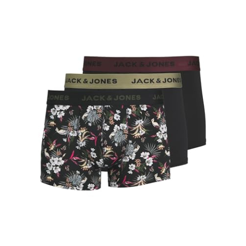 JACK & JONES Boxershorts voor heren, zwart, L