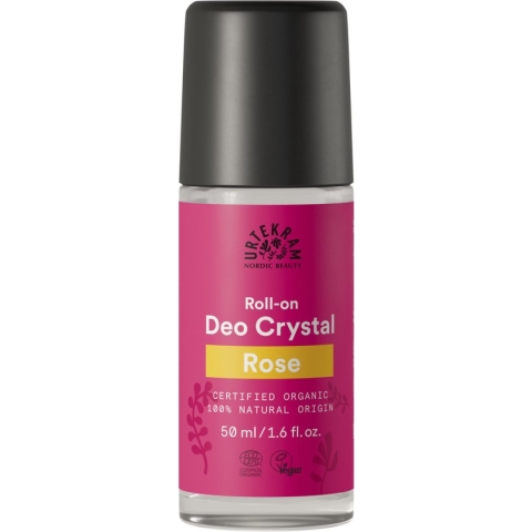 Urtekram Roll On Deo Crystal Deodorant - Rozen