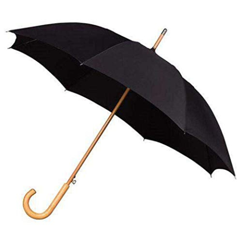 Impliva Falcone paraplu, 102 cm, zwart (zwart) - LA-17-8120