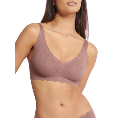 Sloggi Dames Zero Feel Bliss Soft Bra, cacao, S Grote maten