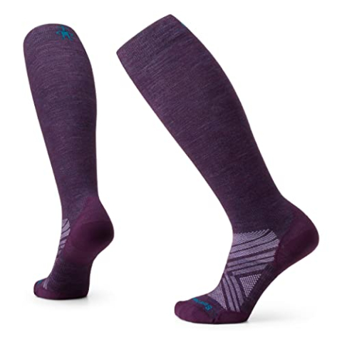Smartwool Ski Zero Cushion OTC Sokken voor dames Purple Iris S
