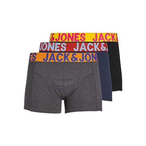 JACK & JONES Heren Trunks 3-pack Trunks