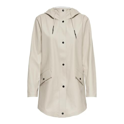 ONLY Onlelisa Raincoat Otw Regenjas dames,Zilvervoering.,M
