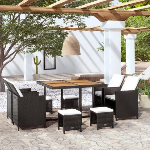 vidaXL-9-delige-Tuinset-met-kussens-poly-rattan-bruin